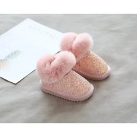 Mini Fashion™   Warm & Stijlvol   Glitter Kinder Winterschoenen Roze / 24 (3 4 jaar) | Educatief Speelgoed