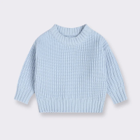 Mini Fashion™   Super Zachte Stof   Gebreide Sweater Licht Blauw / 110 (5 jaar) | Educatief Speelgoed