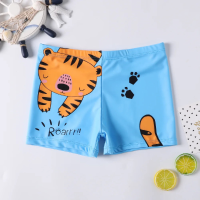 CoolBreeze – Zomers & Ademend – Strakke Kinder Zwembroek Kleine tijger / 2XL (7–8 jaar) | Educatief Speelgoed