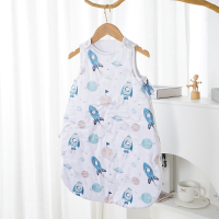 LittleDreams – Zacht & Ademend – Baby Slaapzak zonder mouwen Raket / S (0–6 maanden) | Educatief Speelgoed