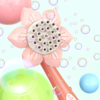 Sunflower Bubblegun™   Zeepbellen Feest   Bellenblaas Bloem Roze | Educatief Speelgoed