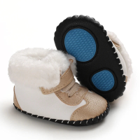 Mini Fashion™   Aanpasbare Sluiting   Winter Laarzen Goud / 20 (12 18 maanden) | Educatief Speelgoed