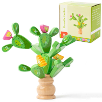 Woods™   Woorden maken & creatief   Cactus Letterboom | Educatief Speelgoed