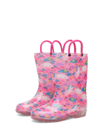 RainySteps – Gemakkelijk & Waterdicht – Regenlaarzen met Print & lus Eenhoorns / 22 (12–18 maanden) | Educatief Speelgoed