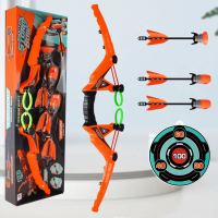 ArrowFun – Spelen & Leren – Boogschiet Set voor Kids Oranje / Groot | Educatief Speelgoed