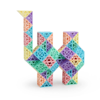 Snake Cube Set™   Bouw, Draai & Ontdek   Bouwblokkenset 72 onderdelen | Educatief Speelgoed
