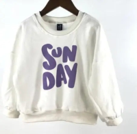 Mini Fashion™   Leuke Printen   Trui Wit / 110 (4 jaar) | Educatief Speelgoed