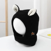 Mini Fashion™   Houd Oren Warm   Balaclava Muts Zwart | Educatief Speelgoed