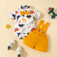 Mini Fashion™   Voor de allerkleinste   Tweedelige Bodysuit Dinosaurus / 62 (0 3 maanden) | Educatief Speelgoed