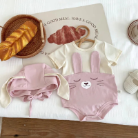 Mini Fashion™   Comfortabel Katoen   Babysuit Roze   Korte mouwen / 66 (0 6 maanden) | Educatief Speelgoed