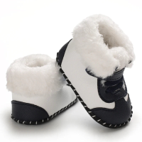 Mini Fashion™   Aanpasbare Sluiting   Winter Laarzen Zwart / 18 (6 12 maanden) | Educatief Speelgoed