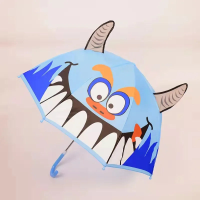 Kids Umbrella™   Dansen in de regen   Paraplu voor Kinderen Blauw Monster | Educatief Speelgoed