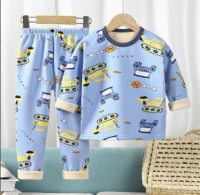 Mini Fashion™   Kinder Cartoon Fleece Pyjama Blauw   Auto's / Maat 80 (12 18 maanden) | Educatief Speelgoed