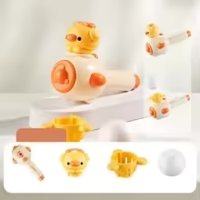Montessori Blowing Toy™   Verbeter Vaardigheden & Communicatie   Montessori Blaasplezier Speelgoed 2 in 1 geel | Educatief Speelgoed