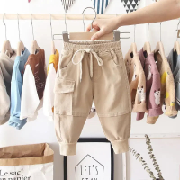 Mini Fashion™   Jongens Cargobroek Khaki / 110 (5 jaar) | Educatief Speelgoed