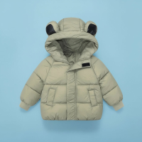 CozziBun – Warm & Schattig – Winterjas met Capuchon Groen / 110 (4 jaar) | Educatief Speelgoed