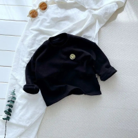 Mini Fashion™   Geschikt Voor Elk Seizoen   Lange Mouwen Shirt Zwart / 100 (2 3 jaar) | Educatief Speelgoed