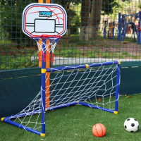 Kids Ball Games   Dubbel Speelplezier   Voetbal & Basketbal Speelgoed Set | Educatief Speelgoed