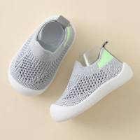HappyFeet Comfy™   Stevige antislipzool   Kinder Sneakers Grijs / 19 (2 2.5 Jaar) | Educatief Speelgoed
