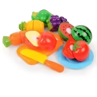 Veggie & Fruit Toys™   Leuk & Leerzaam   Groente Fruit Speelgoed 10 stuks | Educatief Speelgoed