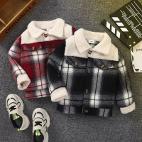 Mini Fashion™   Warm & Stijlvol   Kinder Jas Geruit Zwart / 120 (4 5 jaar) | Educatief Speelgoed