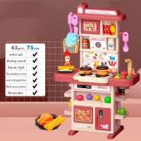 Little Chef   Kookpret in Miniatuur   Keuken Speel Set Roze | Educatief Speelgoed