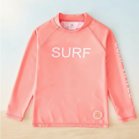 SunShield – Beschermend & Soepel – Kinder SurfShirt met Lange Mouwen en UPF 50+ Koraal Roze / 150 (10–11 jaar) | Educatief Speelgoed