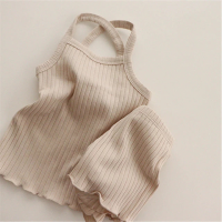 Sweet Dreams™   Comfortabele Nachtrust   Kinder Pyjama Set Donker Beige / 100 (3 4 jaar) | Educatief Speelgoed