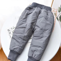 SnowPants – Dik & Comfortabel – Kinder Skibroek Grijs / 100 (2–3 jaar) | Educatief Speelgoed