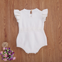 Mini Fashion™   Luchtig & Lief   Meisjes Baby Jumpsuit Wit / 100 (18–24 maanden) | Educatief Speelgoed