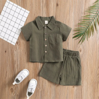 Mini Fashion™ – Stoer & Stijlvol – Katoenen Baby Outfit Groen / 110 (2 3 jaar) | Educatief Speelgoed