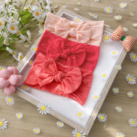 Mini Fashion – Modieus & Zacht – Kinder Strik Haarbanden Krachtig Rood (Rood Wit Roodtinten) | Educatief Speelgoed