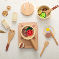 Woods™   Mini Chefs Aan Zet   Houten Speelkeuken Set | Educatief Speelgoed