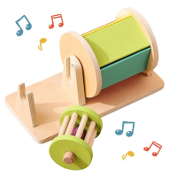 Sensory Drum™ – Kleuren & Vormen Spel – Houten Montessori Speelgoed | Educatief Speelgoed