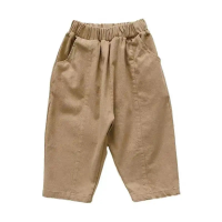 Mini Fashion™   Voor Alle Seizoenen   Lange Broek Khaki / 110 (4 jaar) | Educatief Speelgoed