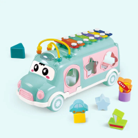 Magical Musicbus™   Muziek op Wielen   Muzikale Speelgoedbus Blauw | Educatief Speelgoed