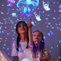 OceanGlow – Rustgevend & Magisch – Sterrenhemel Projectie Nachtlamp | Educatief Speelgoed