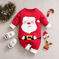 Mini Fashion™   Zacht Materiaal   Baby Kerstkostuum Rood Kerstman / 80 (9 12 maanden) | Educatief Speelgoed