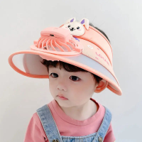 Mini Fashion™   Houd Het Hoofd Koel   Ventilator Hoed Oranje / 50 54cm (3 12 Jaar) | Educatief Speelgoed