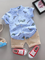 Mini Fashion™   Ideaal Voor Buitenspelen   Dino Zomer Set Blauw / 110 (2 3 jaar) | Educatief Speelgoed