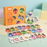 Wooden Letter Matching Game – Leren & Spel – Alfabet Puzzel | Educatief Speelgoed