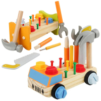 Woods™   Draai & Leer   Montessori Auto Schroefbord | Educatief Speelgoed