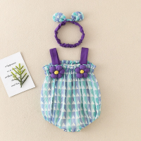 Mini Fashion™   Luchtig en Koel   Meisjes Rompertje Blauw / 73 | Educatief Speelgoed