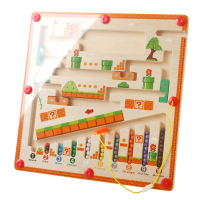 Magnetic Maze™   Kleurrijk Telplezier   Houten Magnetische Puzzel | Educatief Speelgoed