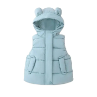 Mini Fashion™   Warm & Trendy   Bodywarmer Met Capuchon Groen / 130 (6 jaar) | Educatief Speelgoed