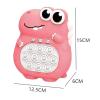 Bubble Pop™   Klaar voor Actie?   Snelheidsspel Roze Dino | Educatief Speelgoed