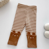 Mini Fashion™   Zacht Voor De Huid   Kinder Legging Bruin / 110 (4 jaar) | Educatief Speelgoed