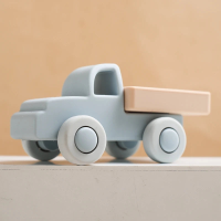 Mini Motion™ – Rollen & Bijten – Silicone Voertuig Speelgoed Blauwe Truck | Educatief Speelgoed