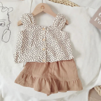 Mini Fashion™    Katoenen zomerset voor meisjes 110 ( 5 jaar) | Educatief Speelgoed