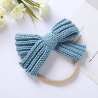 Mini Fashion™   Strikkenpracht   Gebreide Haarband Blauw / One Size (0 12 jaar) | Educatief Speelgoed